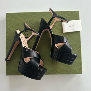 Brand new Gucci sandals with box and shoes dust bags .EU size 38.